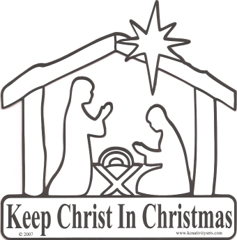 magnet christ in christmas
